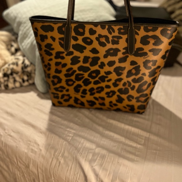 Coach gently used animal print tote - Picture 3 of 3